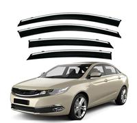 WETCL Deflettori Finestrini Auto per Geely Emgrand GLMK1 2016-2025, Deflettori Aria per Auto Durata Impermeabile Guard Deflettori Auto Accessori