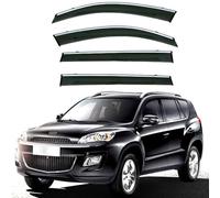WETCL Deflettori Finestrini Auto per Geely GX9 HAOQING SUV EMGRAND EX8 MK1 2014-2017, Deflettori Aria per Auto Durata Impermeabile Guard Deflettori Auto Accessori