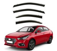 WETCL Deflettori Finestrini Auto per Hyunda Solaris Sedan MK5-HC 2017-2022, Deflettori Aria per Auto Durata Impermeabile Guard Deflettori Auto Accessori