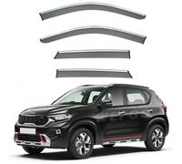 WETCL Deflettori Finestrini Auto per Kia Sonet MK1-QY 2020-2025, Deflettori Aria per Auto Durata Impermeabile Guard Deflettori Auto Accessori