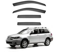WETCL Deflettori Finestrini Auto per Mitsubishi Outlander MK1 2001-2005, Deflettori Aria per Auto Durata Impermeabile Guard Deflettori Auto Accessori