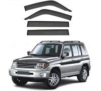 WETCL Deflettori Finestrini Auto per Mitsubishi Shogun Pinin MK1 1998-2015, Deflettori Aria per Auto Durata Impermeabile Guard Deflettori Auto Accessori