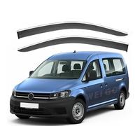 WETCL Deflettori Finestrini Auto per VW Caddy MK3-2K 2005-2019, Deflettori Aria per Auto Durata Impermeabile Guard Deflettori Auto Accessori