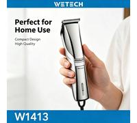 WETECH Tagliacapelli Ricaricabile Senza Fili Professionale USB con Modalità di Taglio Multi-Lunghezza e Pettini Guida Regolabili