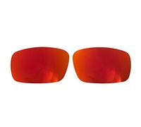 Wetnenss Lenti di ricambio per Oakley Crankshaft OO9239, polarizzate, spessore 1,5 mm, resistenti agli oli (rosso scuro) (K oro), Colore: rosso, 61*38mm