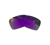 Wetnenss Lenti di ricambio per Oakley Fuel Cell OO9096 polarizzate spessore 1,5 mm prevenzione del sale resistente agli oli (rosso scuro), viola., 61*40mm