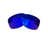 Wetnenss Lenti di ricambio per Oakley Jupiter Squared OO9135/Jupiter Carbon OO9220, polarizzate, spessore 1,5 mm, prevenzione del sale, resistenti agli oli (rosso scuro), Blu scuro, 56*41mm
