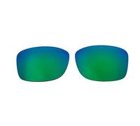 Wetnenss Lenti di ricambio per Oakley Jupiter Squared OO9135/Jupiter Carbon OO9220, polarizzate, spessore 1,5 mm, prevenzione del sale, resistenti agli oli (rosso scuro), verde, 56*41mm