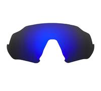 Wetnenss Lenti di ricambio per occhiali da sole Oakley Flight Jacket OO9401 sunglasses, spessore 1,5 mm, prevenzione del sale, resistenti agli oli (dark blue)