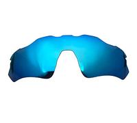 Wetnenss Lenti di ricambio per occhiali da sole Oakley Radar EV Path OO9208, polarizzate, spessore 1,5 mm, prevenzione del sale, resistenti agli oli (rosso scuro) (rosso scuro), Stesso blu ghiaccio,