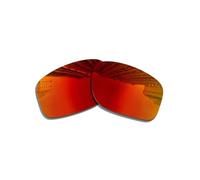 Wetnenss Lenti di ricambio per occhiali Oakley TwoFace OO9189 | TwoFace Asian Fit(AF) OO9256 polarizzati spessore 1,5 mm prevenzione del sale, resistenti agli oli (rosso scuro) (rosso scuro), Colore: