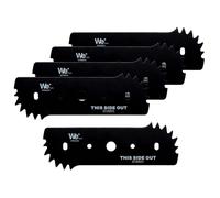 WETOOLPLUS Lame di ricambio WA0034 da 19,1 cm, compatibili con Worx WG895 WG896 e Craftsman Edger Blade 50018386 71-86880/Trencher Model 79657 (confezione da 5)