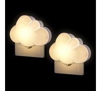 Wetry Luce Notturna Bambini da Presa Automatico Lampada Notte Nuvola da Muro per Cameratta Neonati Accessori Utili Regalo Neonata Femmina