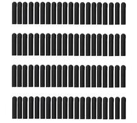 Wetrys, copertura per tappo versatore in gomma, tappo, versatore, beccuccio dosatore, copertura antipolvere, colore nero, 80 pezzi