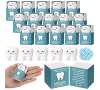 Wettarn Set di 72 palline antistress per denti con scatole Sei impressionante bomboniere per assistente dentista igienista paziente assistente dentale apprezzamento settimana souvenir