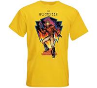 weUGHe2ND3 The Rocketeer Ver 2 T-Shirt Yellow Movie Poster