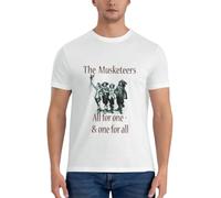 weUGHe2ND3 The Three Musketeers T-Shirt Oversized t Shirt Mens Graphic t-Shirt