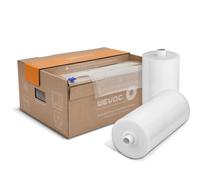 Wevac 2 Rotoli Sottovuoto per Alimenti, con Taglierina, Sacchetti Sottovuoto Ideali per Risparmiare Alimenti, senza BPA, Ideali per la Conservazione, Preparazione dei Pasti e Sous Vide