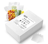 Wevac Core - Sacchetti sottovuoto per alimenti, 200 pezzi, 15 x 25 cm, resistenti, per sottovuoto, ideali per cucinare, bollire e preparare i pasti