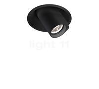 Wever & Ducré Bliek Round 1.0 Faretto parzialmente incassato LED, nero - 4.000 K - 34°