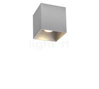 Wever & Ducré Box 1.0 Lampada da soffitto LED, alluminio spazzolato - dim to warm - dimmerabile a taglio di fase
