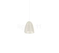 Wever & Ducré Cozy Cone 2.0 Lampada a sospensione LED, rosone nero/paralume beige