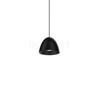 Wever & Ducré Cozy Cone 3.0 Lampada a sospensione LED, rosone alluminio opaco/paralume nero opaco