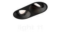 Wever & Ducré Deep Adjust 2.0 Faretto da incasso LED, nero - dim to warm - 38°