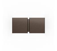 Wever & Ducré Lighting WEVER & DUCRÉ Applique CG Square bronzo Larghezza 21 cm 2 luci Wever & Ducré Lighting