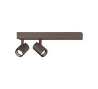 Wever & Ducré Lighting WEVER & DUCRÉ Faretto da soffitto LED Ceno bronzo, 2.700 K, a 2 luci Wever & Ducré Lighting
