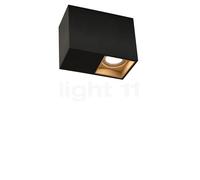 Wever & Ducré Plano 1.0 Spot LED, nero opaco/champagne - dim to warm - 38°
