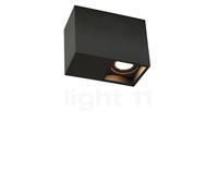 Wever & Ducré Plano 1.0 Spot LED, nero opaco - dim to warm - 38°