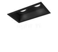 Wever & Ducré Plano 2.0 Faretto da incasso LED, nero opaco - dim to warm - 38°