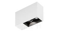 Wever & Ducré Plano 2.0 Spot LED, bianco opaco/nero opaco - 2.700 K - 34°