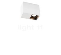 Wever & Ducré Plano Petit 1.0 Spot LED, bianco opaco/nero opaco - dim to warm - 38°