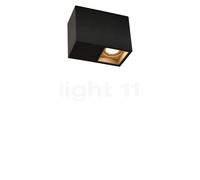 Wever & Ducré Plano Petit 1.0 Spot LED, nero opaco/champagne - dim to warm - 38°