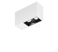 Wever & Ducré Plano Petit 2.0 Spot LED, bianco opaco/nero opaco - 2.700 K - 15°