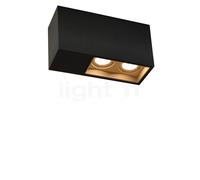 Wever & Ducré Plano Petit 2.0 Spot LED, nero opaco/champagne - dim to warm - 38°