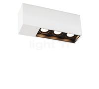 Wever & Ducré Plano Petit 3.0 Spot LED, bianco opaco/nero opaco - 2.700 K - 31°