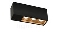 Wever & Ducré Plano Petit 3.0 Spot LED, nero opaco/champagne - dim to warm - 38°