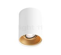Wever & Ducré Solid 1.0 Spot LED, bianco/dorato - 2.700 K - fase di dimmer - 15°