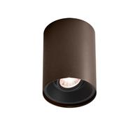 Wever & Ducré Solid 1.0 Spot LED, bronzo/nero - dim to warm - fase di dimmer - 38°