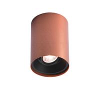 Wever & Ducré Solid 1.0 Spot LED, rame/nero - 3.000 K - fase di dimmer - 15°