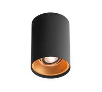 Wever & Ducré Solid 1.0 Spot, nero/dorato