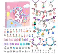 WEVOL Kit Braccialetti Fai da Te Idee Regalo Bambina Ragazza 5-13 Anni