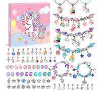 WEVOL Kit Braccialetti Fai da Te Idee Regalo Bambina Ragazza 5-13 Anni, Giocattolo per Natale Compleanno Ringraziamento