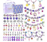 WEVOL Regalo Bambina 5-14 Anni, Kit Braccialetti Fai da Te Ragazza Braccialetti Giocattolo Idee per Natale Originali Compleanno Gioielli