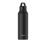 WEWATER AROME Bottle - Borraccia Termica 600 ml Con Infusore Integrato, Bottiglia Portatile Riutilizzabile, Maniglia, Senza BPA, Tappo Anti-Perdita Con Doppia Apertura, Termos Nero
