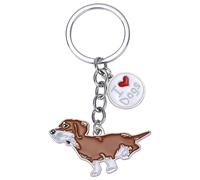 WEWAYSMILE Portachiavi Portachiavi Cane, Portachiavi In Metallo Per Cani Piccola Taglia, Per Regalo Personalizzato Etichetta Portachiavi Auto Decorativa, Lungo 3.07 pollice/7.8 cm