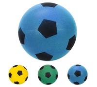 WEXFFU Palla di Spugna 21cm per Giochi di Allenamento Indoor Outdoor - Softball Silenzioso in Gommapiuma (Blu)